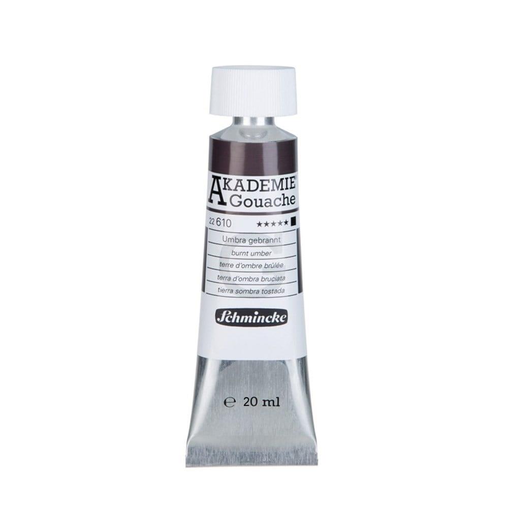 Schmincke Akademie Guaj Boya 20 ml 610 Burnt Umber