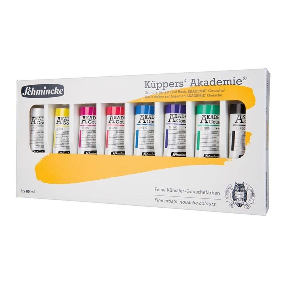 Schmincke Akademie Guaj Boya 8 x 60 ml Küpper