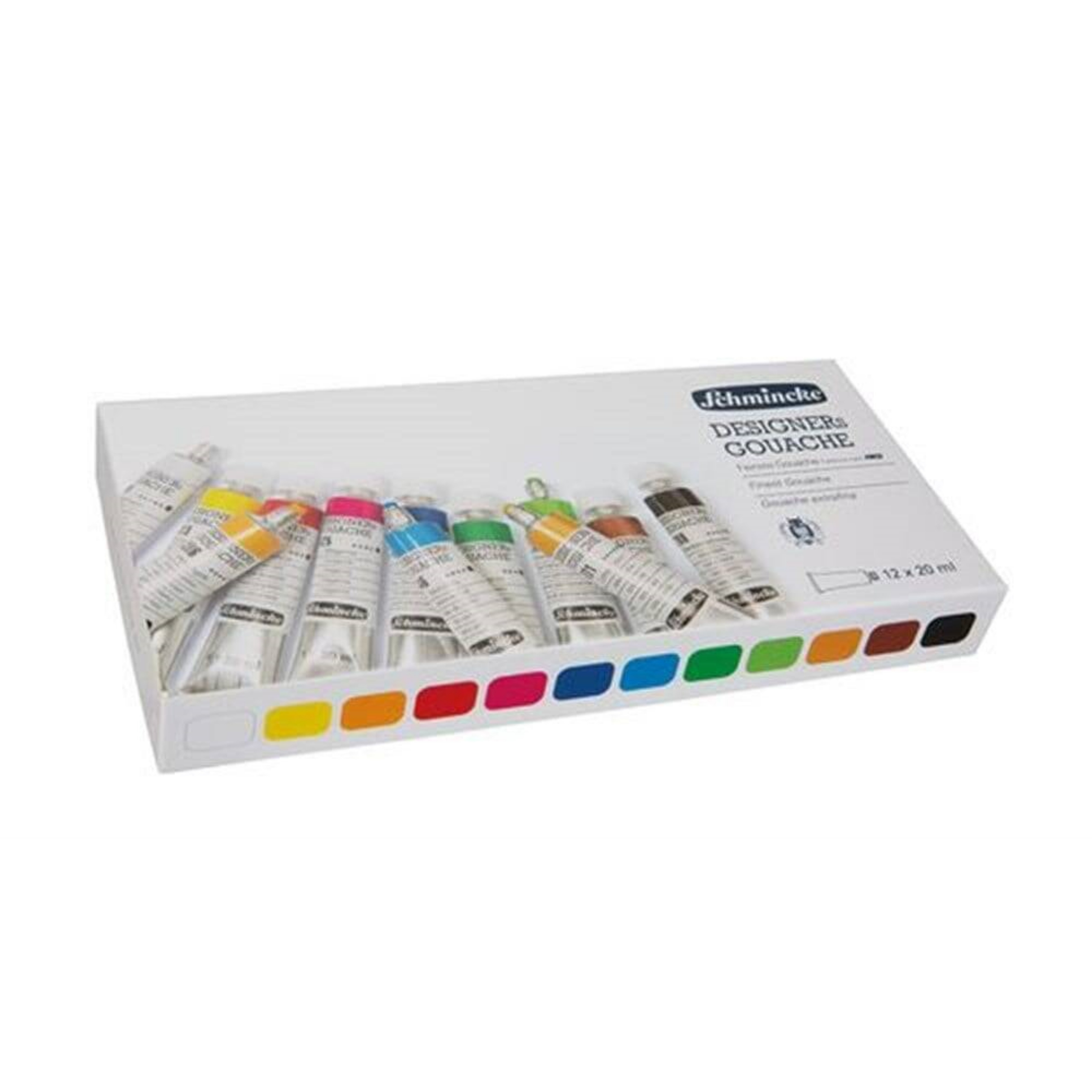 Schmincke Hks Designers' Gouache Guaj Boya Set 12x20ml