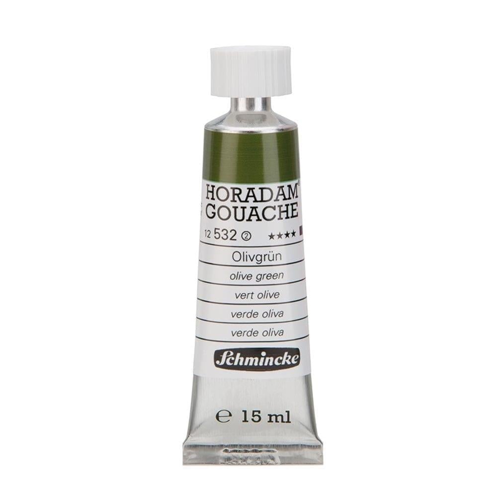 Schmincke Horadam Gouache Artist Guaj Boya 15 ml 532 Olive Green 