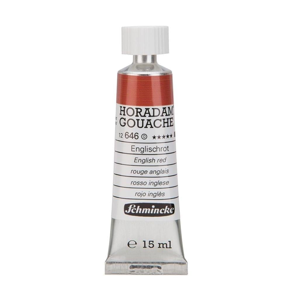 Schmincke Horadam Gouache Artist Guaj Boya 15 ml 646 English Red 