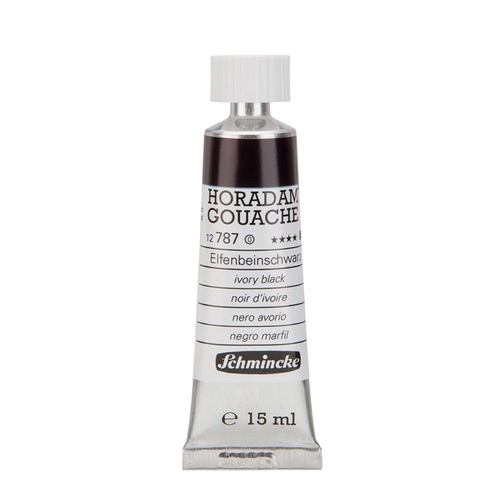 Schmincke Horadam Gouache Artist Guaj Boya 15 ml 787 Ivory Black 
