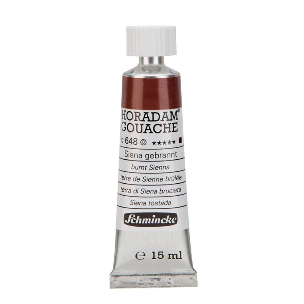 Schmincke Horadam Gouache Artist Guaj Boya 15 ml 648 Burnt Sienna