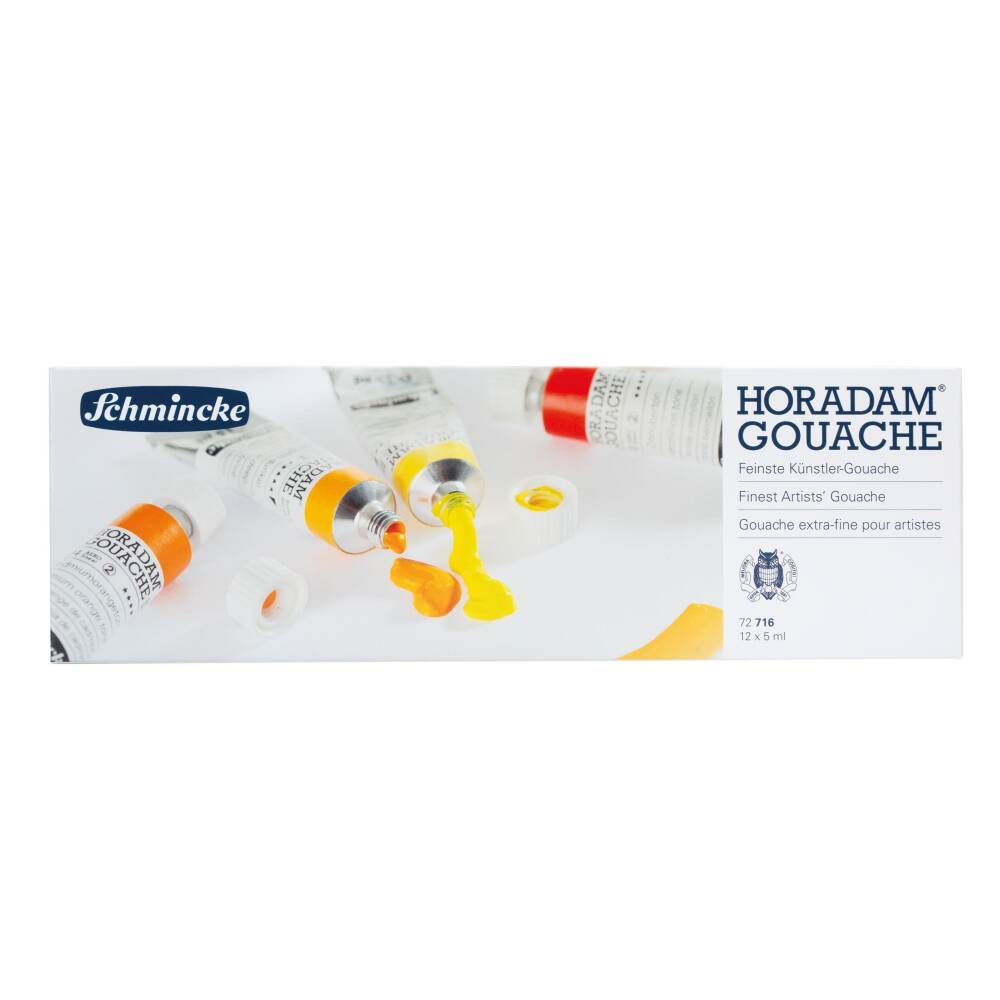 Schmincke Horadam Gouache Boya Seti Metal Kutu 12 x 5 ml