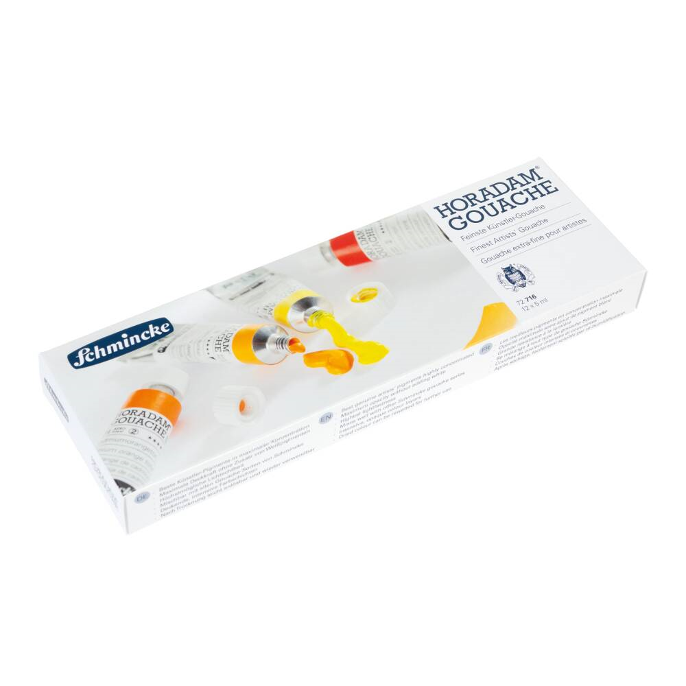 Schmincke Horadam Gouache Boya Seti Metal Kutu 12 x 5 ml