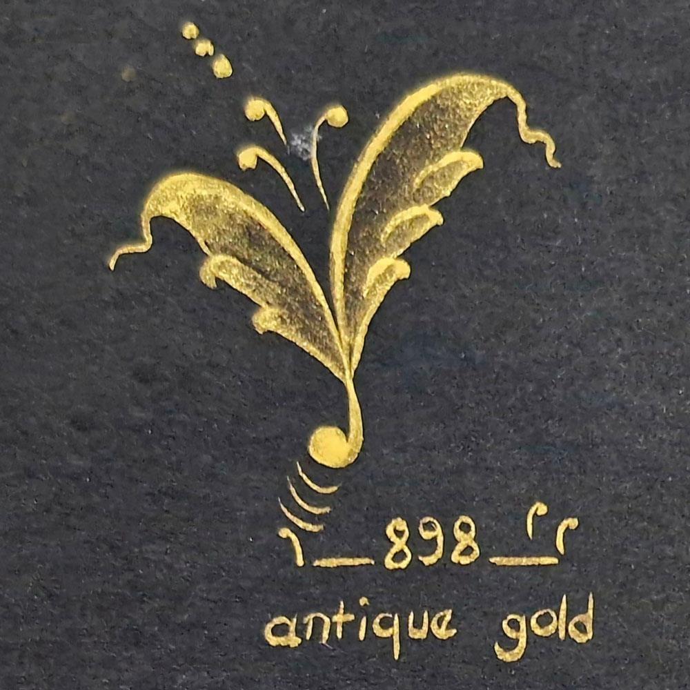 Schmincke Horadam Yaldız Sulu Boya Yarım Tablet 898 Antique Gold