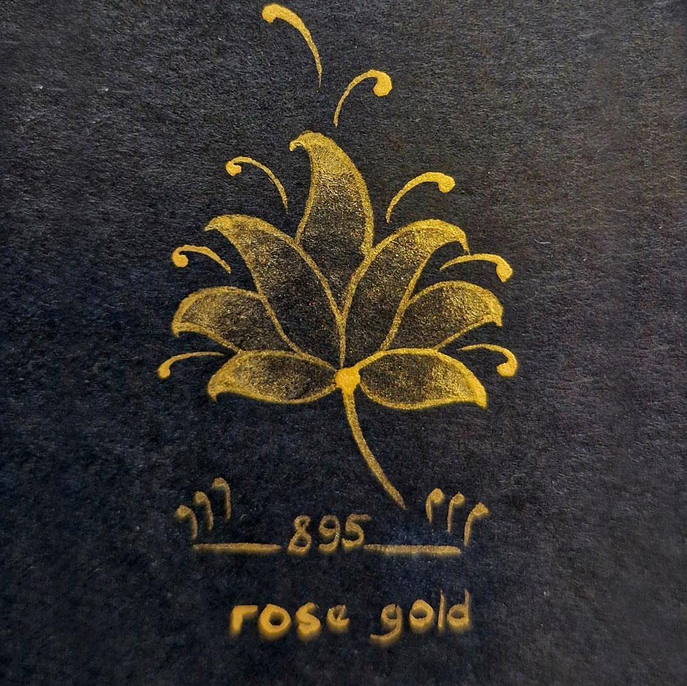 Schmincke Horadam Yaldız Sulu Boya Yarım Tablet 895 Rose Gold