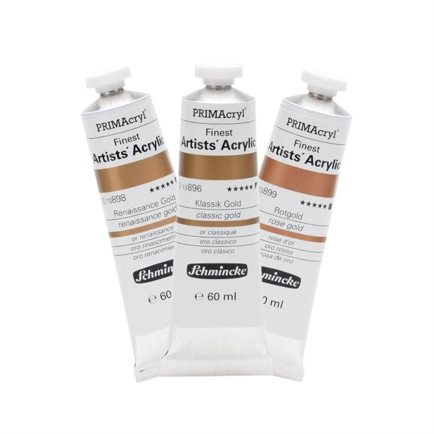 Schmincke Primacryl Artist Tüp Yaldız Akrilik Boya Renaissance Gold 898 60 ml