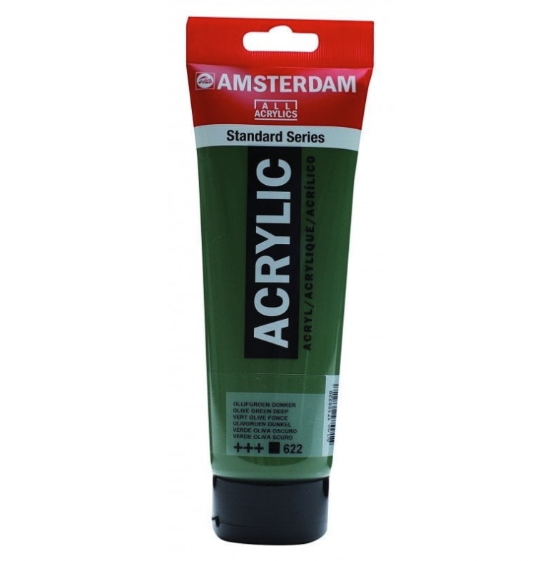Talens Amsterdam Akrilik Boya 120ml 622 Olive Green Deep