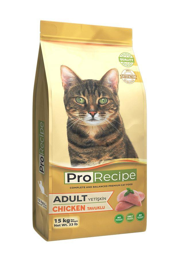 ProRecipe Tavuklu Yetişkin Kedi Maması 15 kg