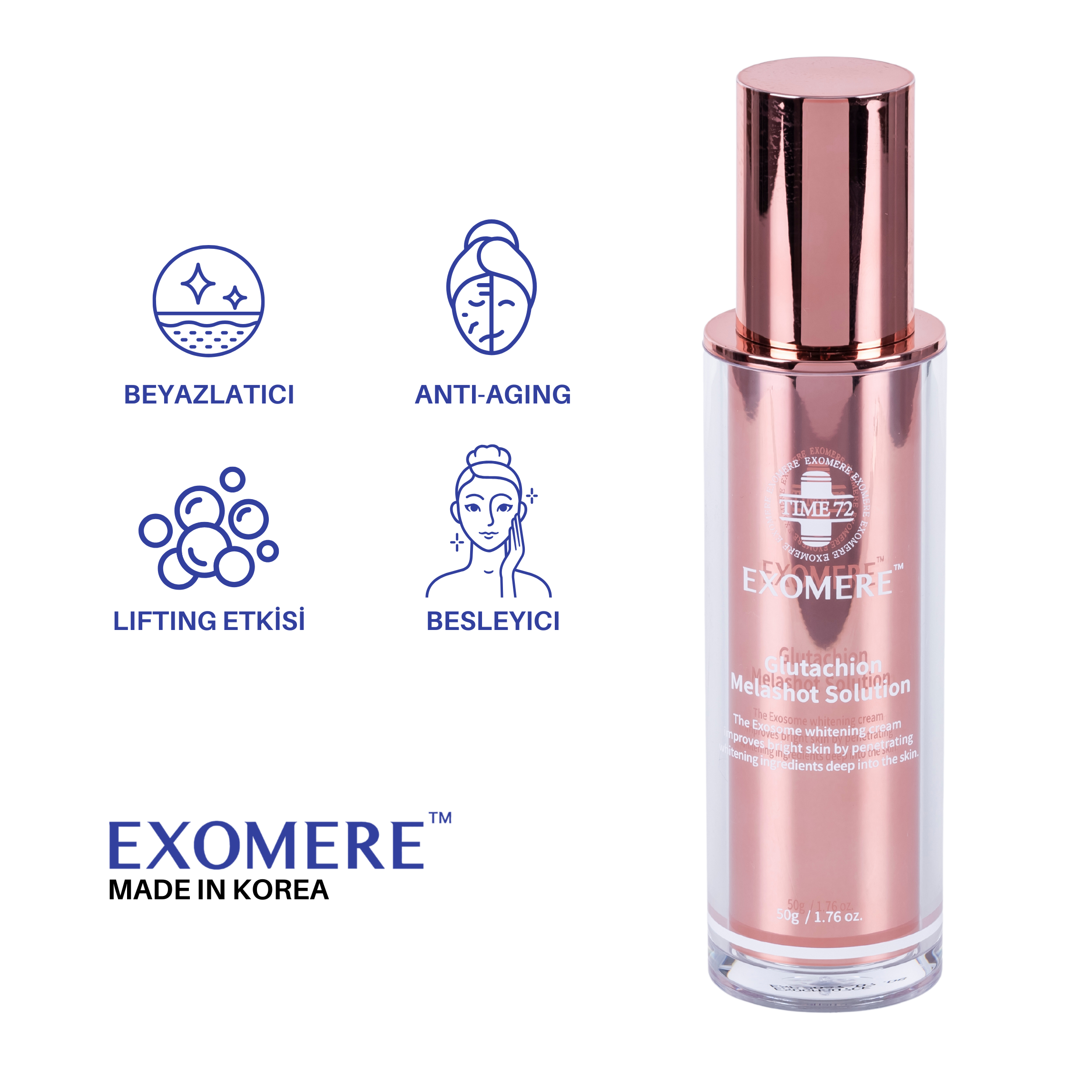 EXOMERE Glutatyon Melashot Beyazlatma Solüsyonu