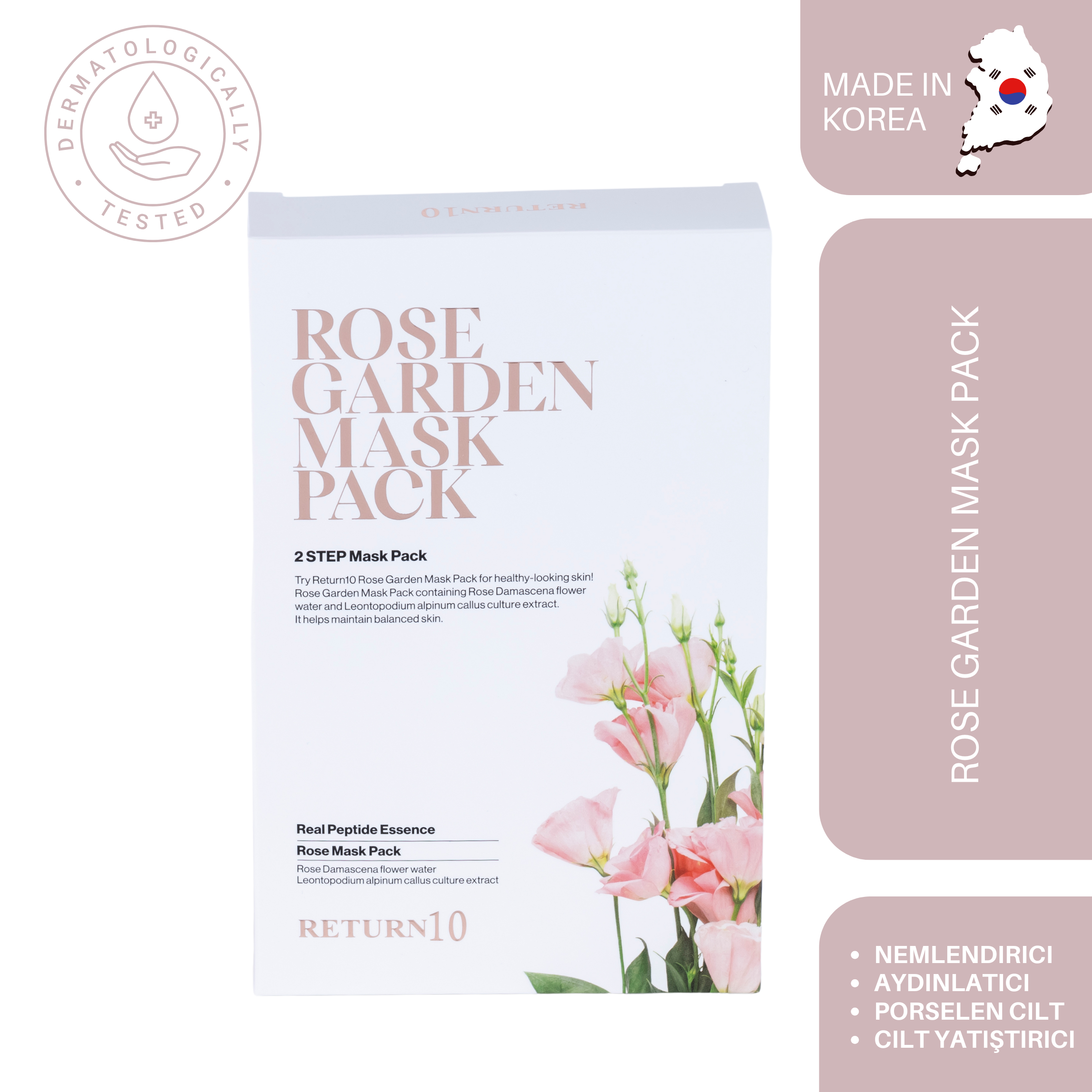 EXOMERE Rose Garden Cilt Maskesi