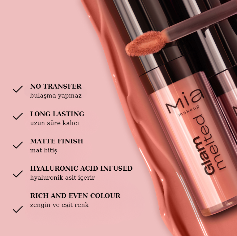 GLAM MELTED LIP TINT LIPSTICKS