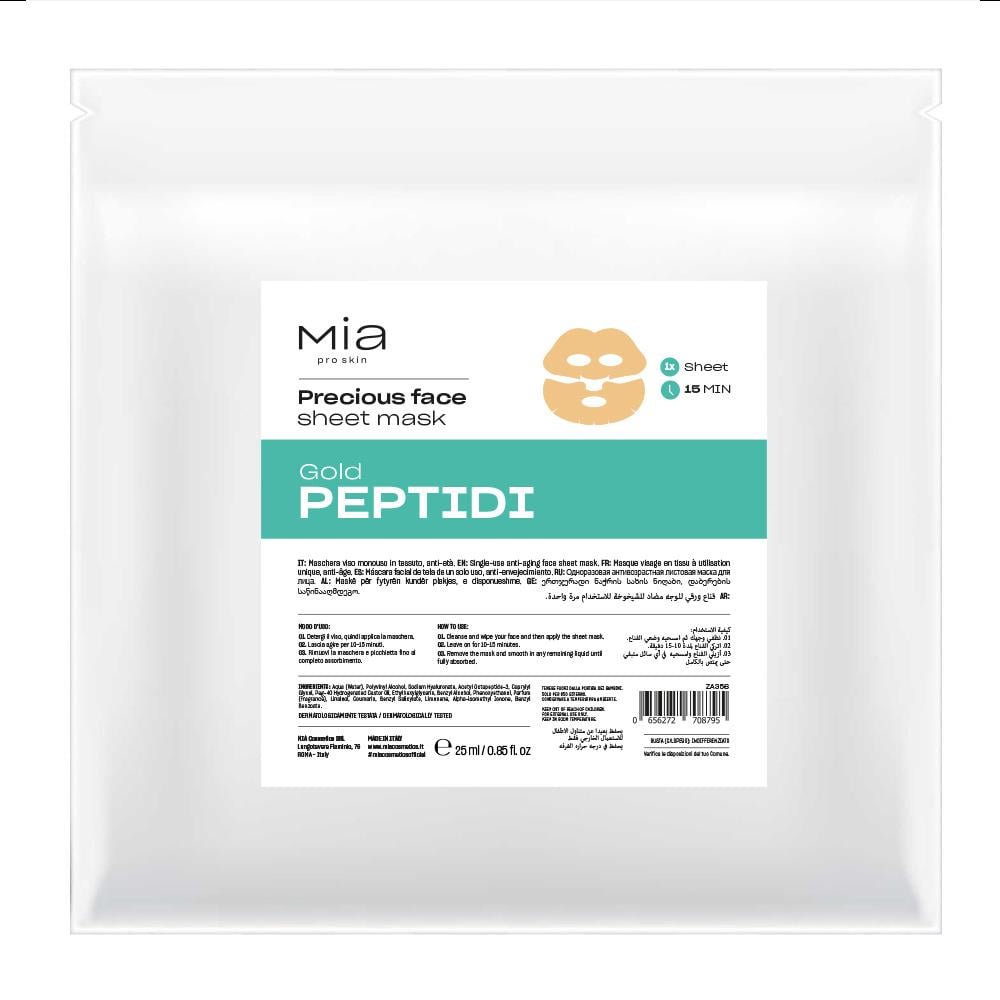 PRECIOUS FACE SHEET MASK GOLD PEPTIDI