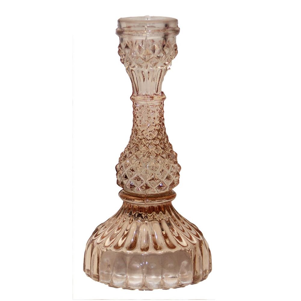 14x9 cm Cam Mumluk (Açık Pembe)