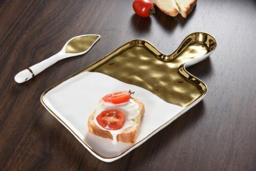 25.5 cm Porselen Servis ve Kaşığı