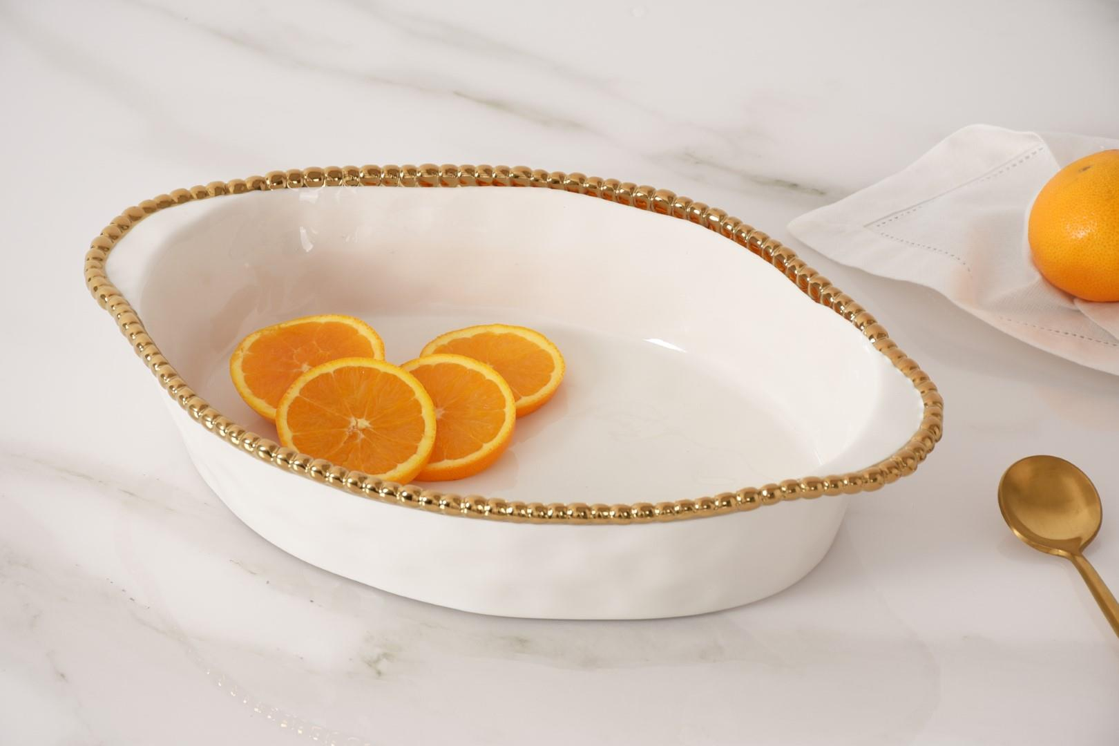 32 x 22 cm Oval Fırın Servisi