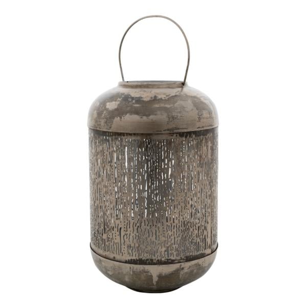 38 cm Bronz Oksitlenmiş Fener