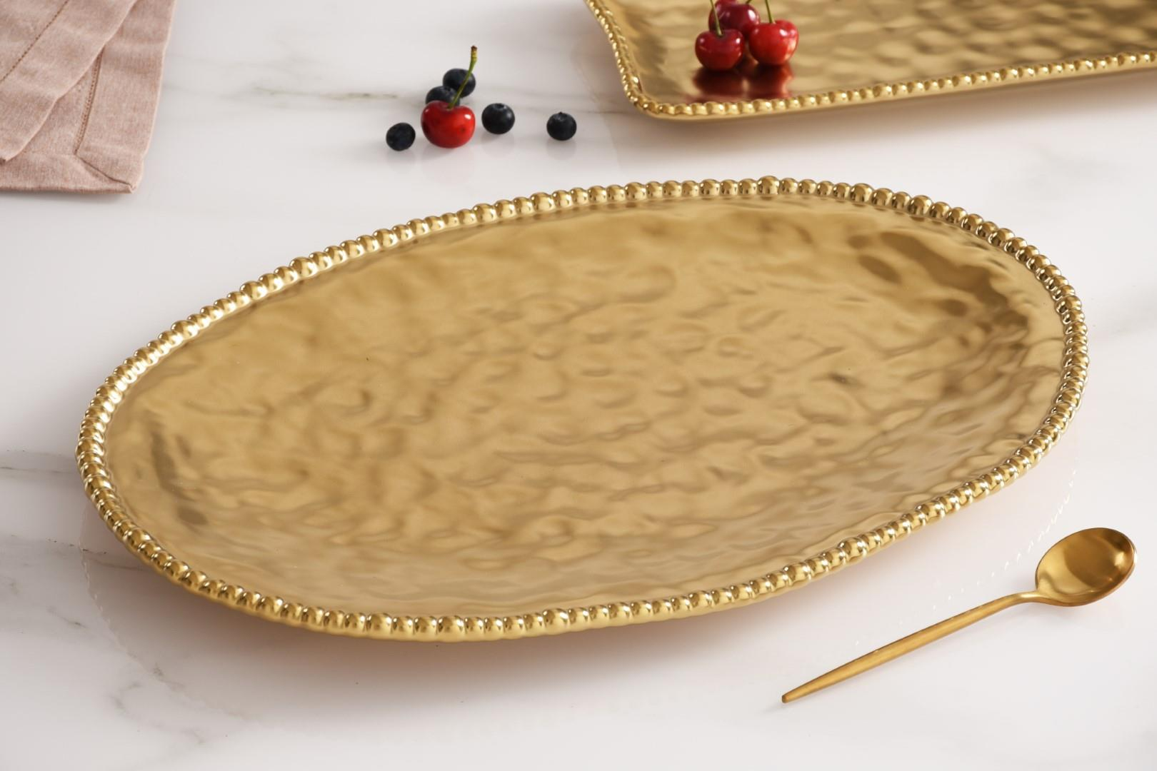 47 x 33 cm Oval Servis
