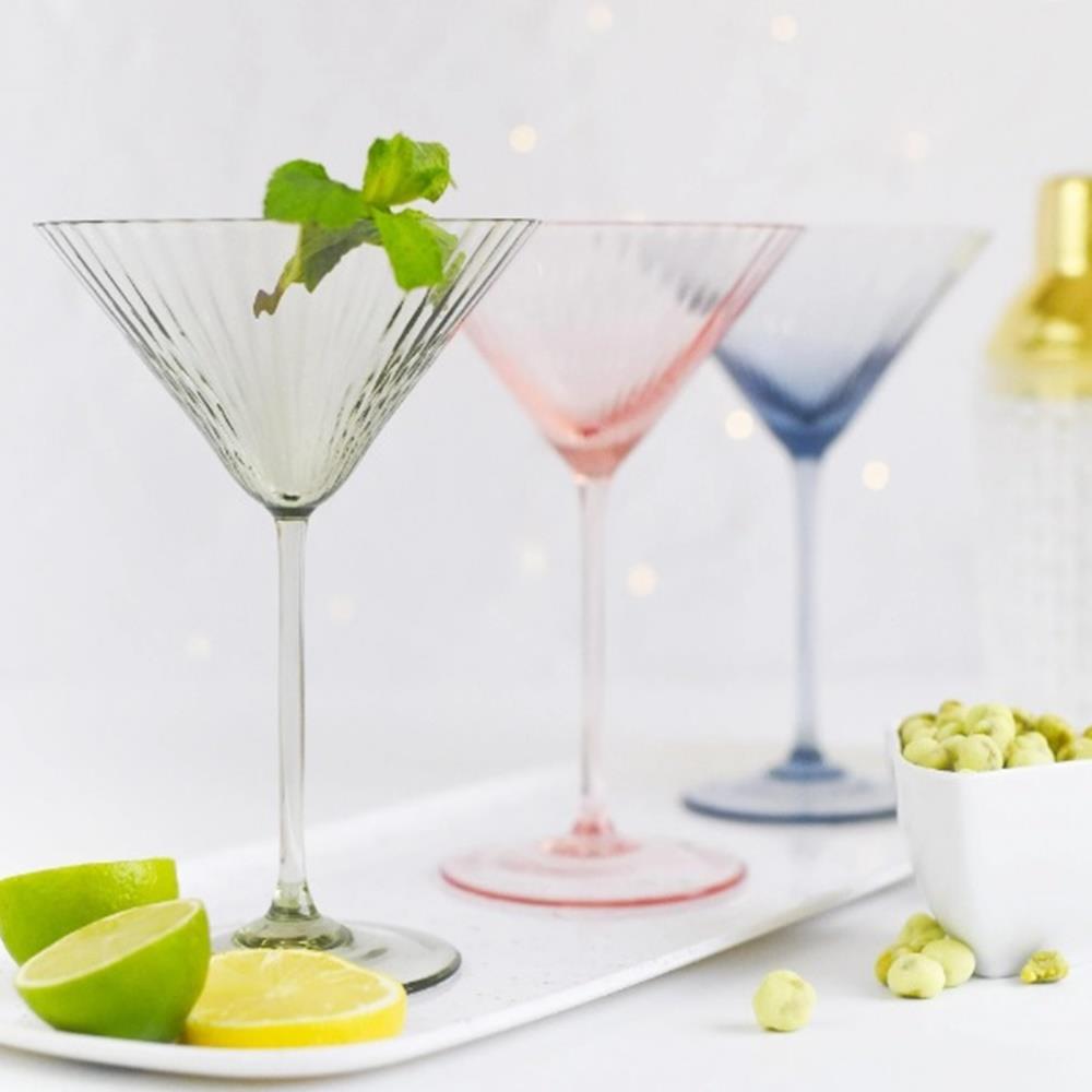 6 lı Martini Bardağı Zeytin Yeşili