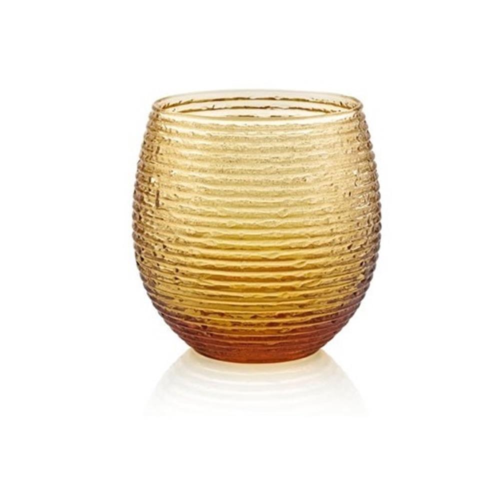 6 lı Su / Meşrubat Bardağı (Amber)