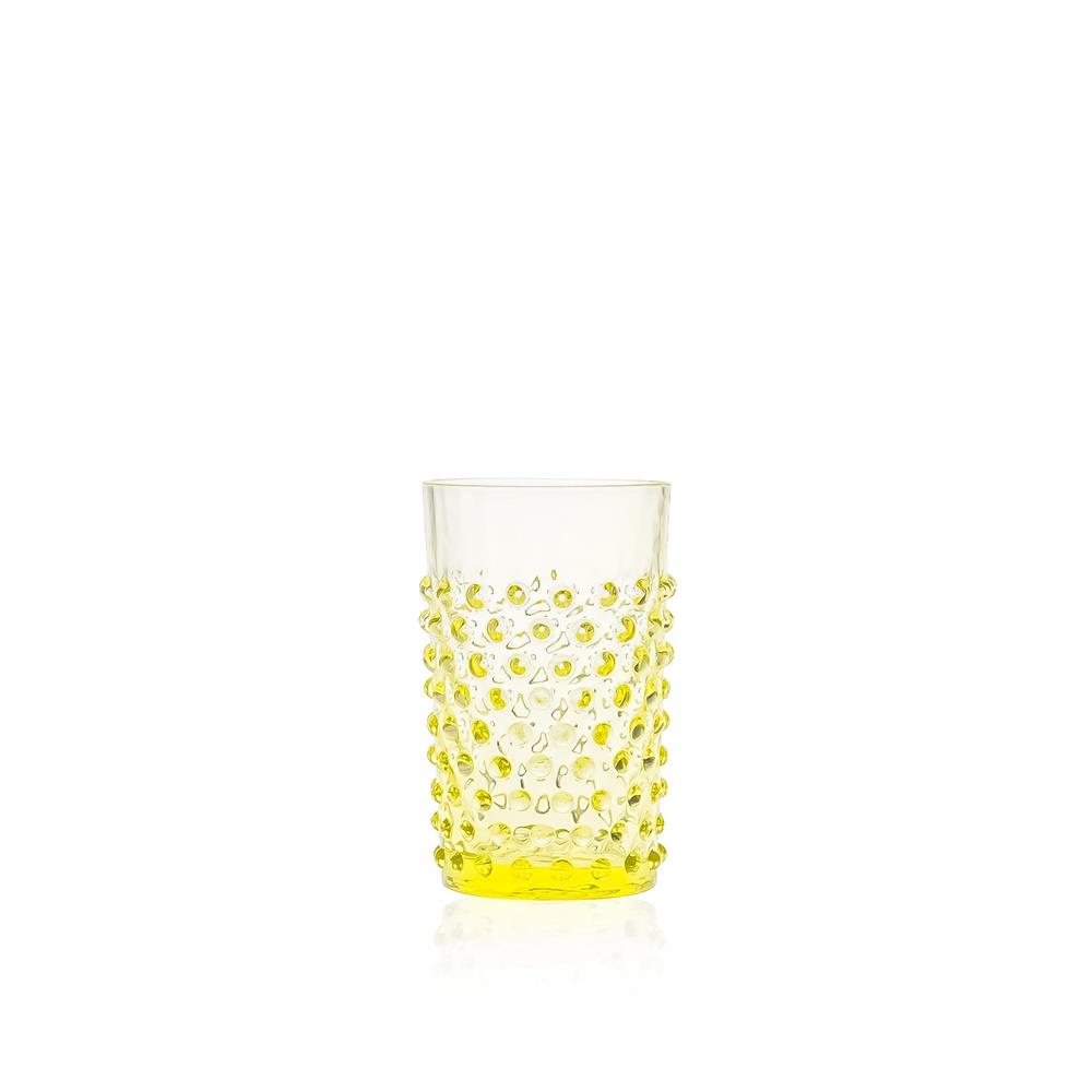 6 lı Su / Meşrubat Bardağı Limon sarısı