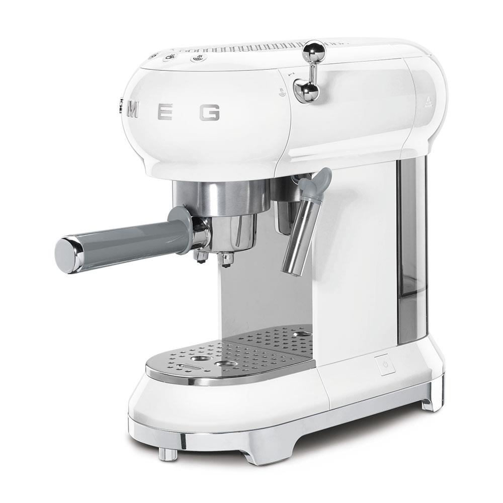 BEYAZ ESPRESSO MANÜEL KAHVE MAKİNESİ