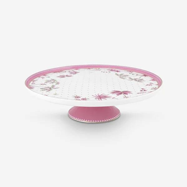 Beyaz Porselen Kek Standı 21 Cm Jolie Collection by Pip Studio