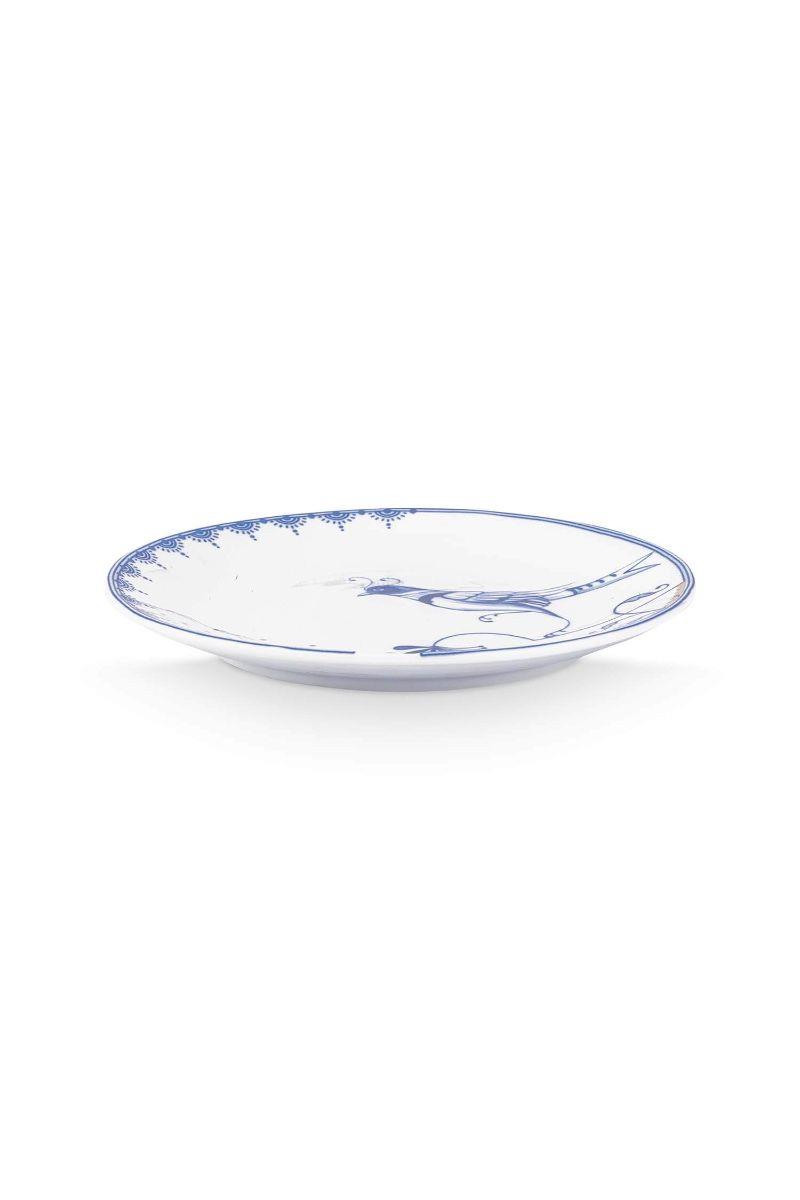 Beyaz Porselen Pasta Tabağı 18 Cm