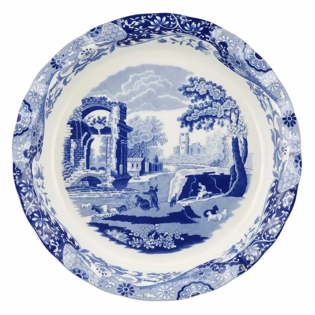 Blue Italian 26 Cm Yuvarlak Turta Servis
