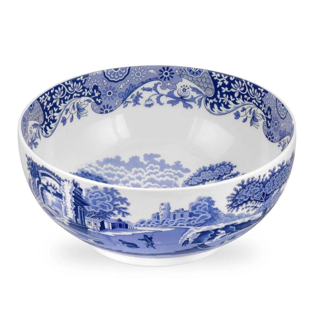 Blue Italian 29 Cm Yuvarlak Salata Servis
