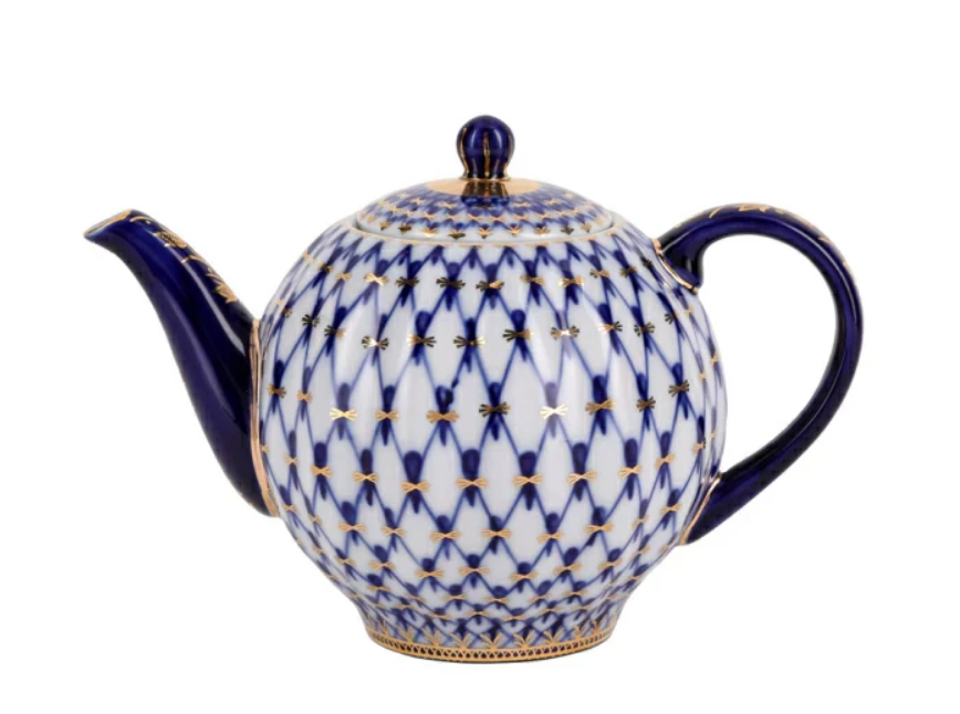 COBALT NET MAVİ ÇAY SETİ
