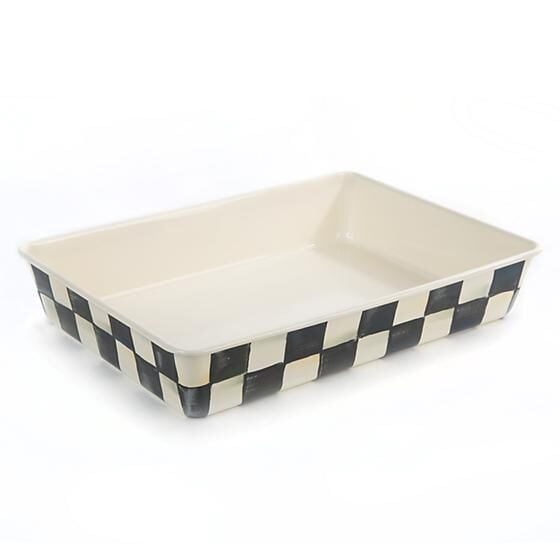 Courtly Check Enamel Baking Pan - 9x13