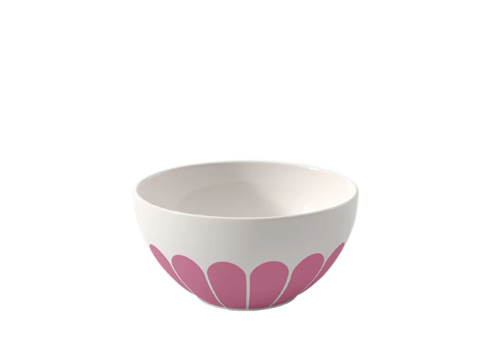 FLEUR SOLEIL TURUNCU PORSELEN KASE 14 CM