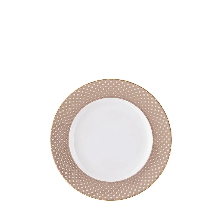Francis Carreau Bej Porselen Ekmek Tabağı 18 cm