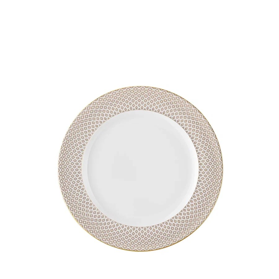 Francis Carreau Bej Porselen Pasta Tabağı 22 cm