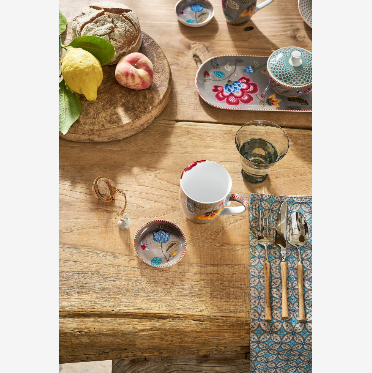 Haki Porselen Çay Tabağı 9 Cm