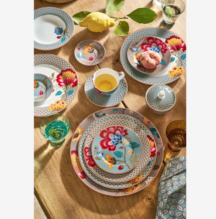 Haki Porselen Çukur Tabak 21,5 Cm