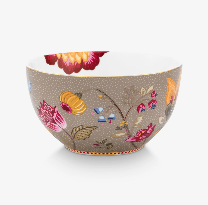 Haki Porselen Salata Kasesi 15 Cm