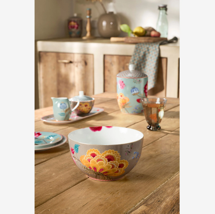 Haki Porselen Servis Kasesi 18 Cm