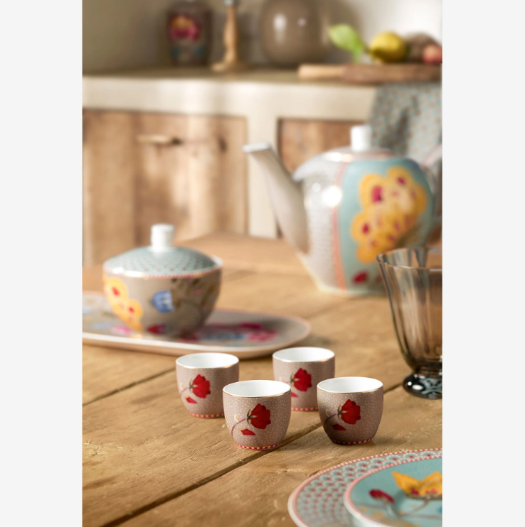 Haki Porselen Yumurtalık 5 Cm