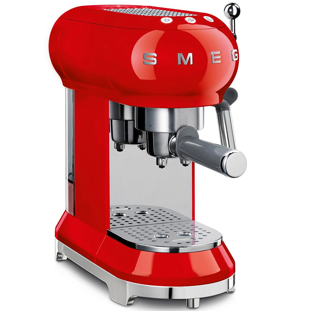 KIRMIZI ESPRESSO MANÜEL KAHVE MAKİNESİ