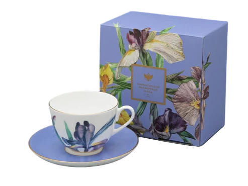 L'Art des Fleurs Fincan ve Tabağı Hediye Kutusunda, Bahar 2