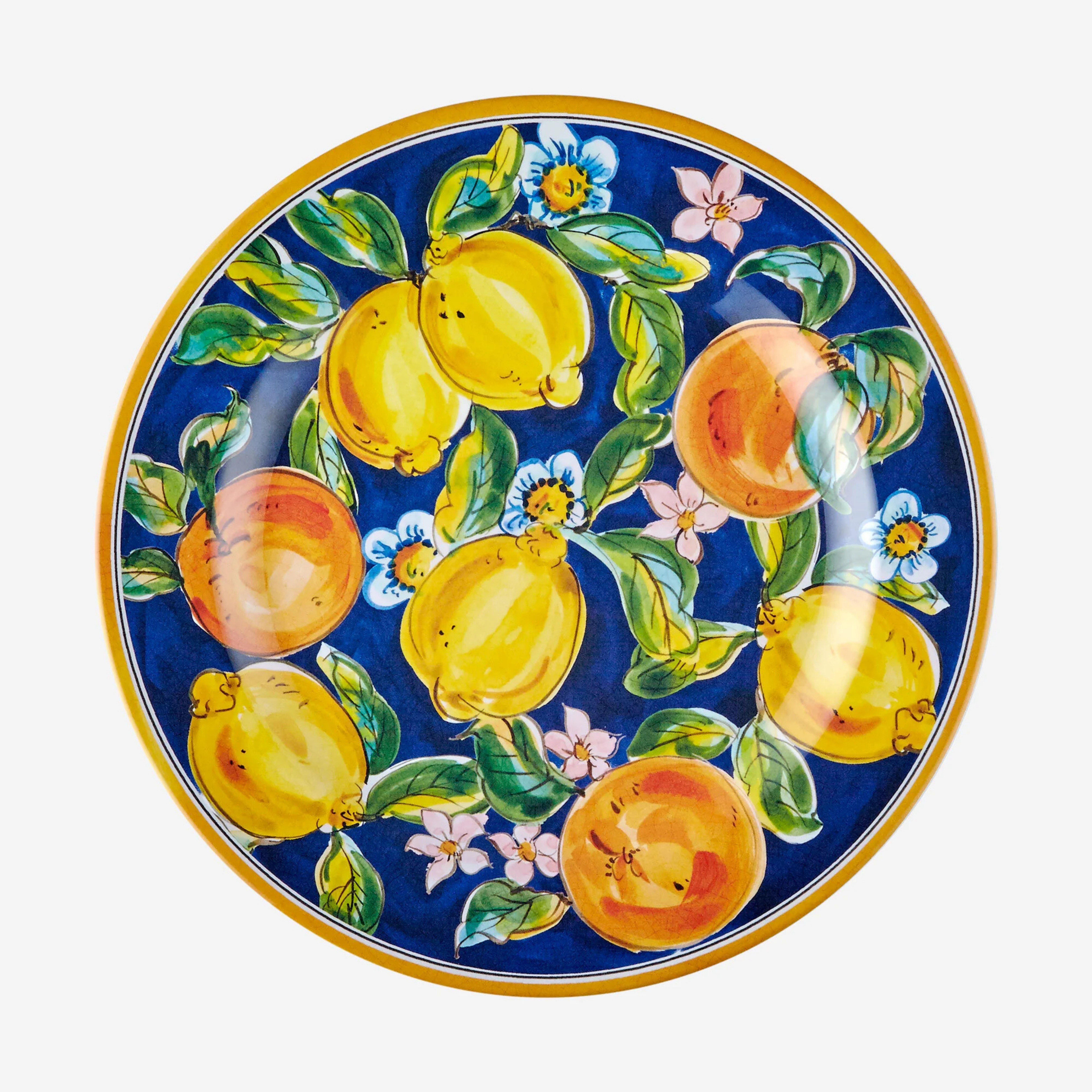Mavi Melamin Yemek Tabağı