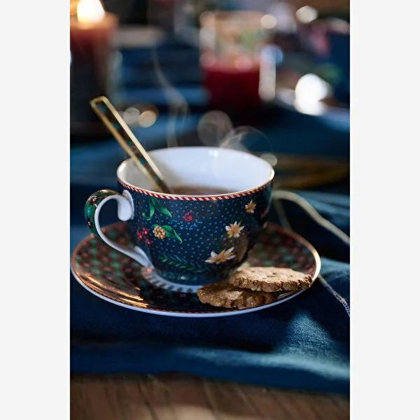 Mavi Porselen Çay Fincan Seti 280 Ml Berry Blues Collection by Pip Studio