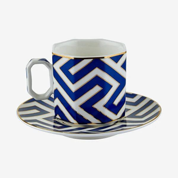 Mavi Porselen Kahve Fincan Seti 90 Ml Collection by Chiara Alessi