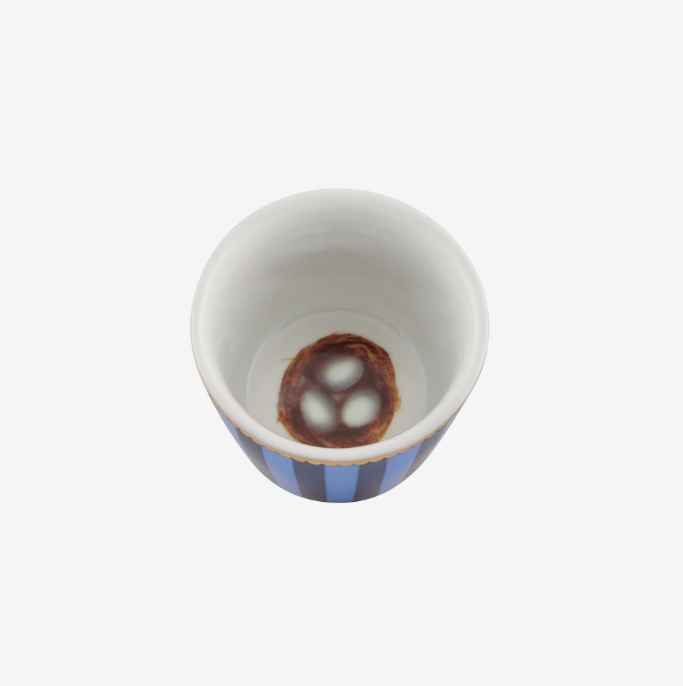 Mavi Porselen Yumurtalık 5 Cm