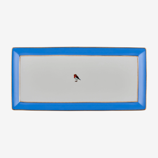Mavi Servis Tabaği 33.3x15.5cm