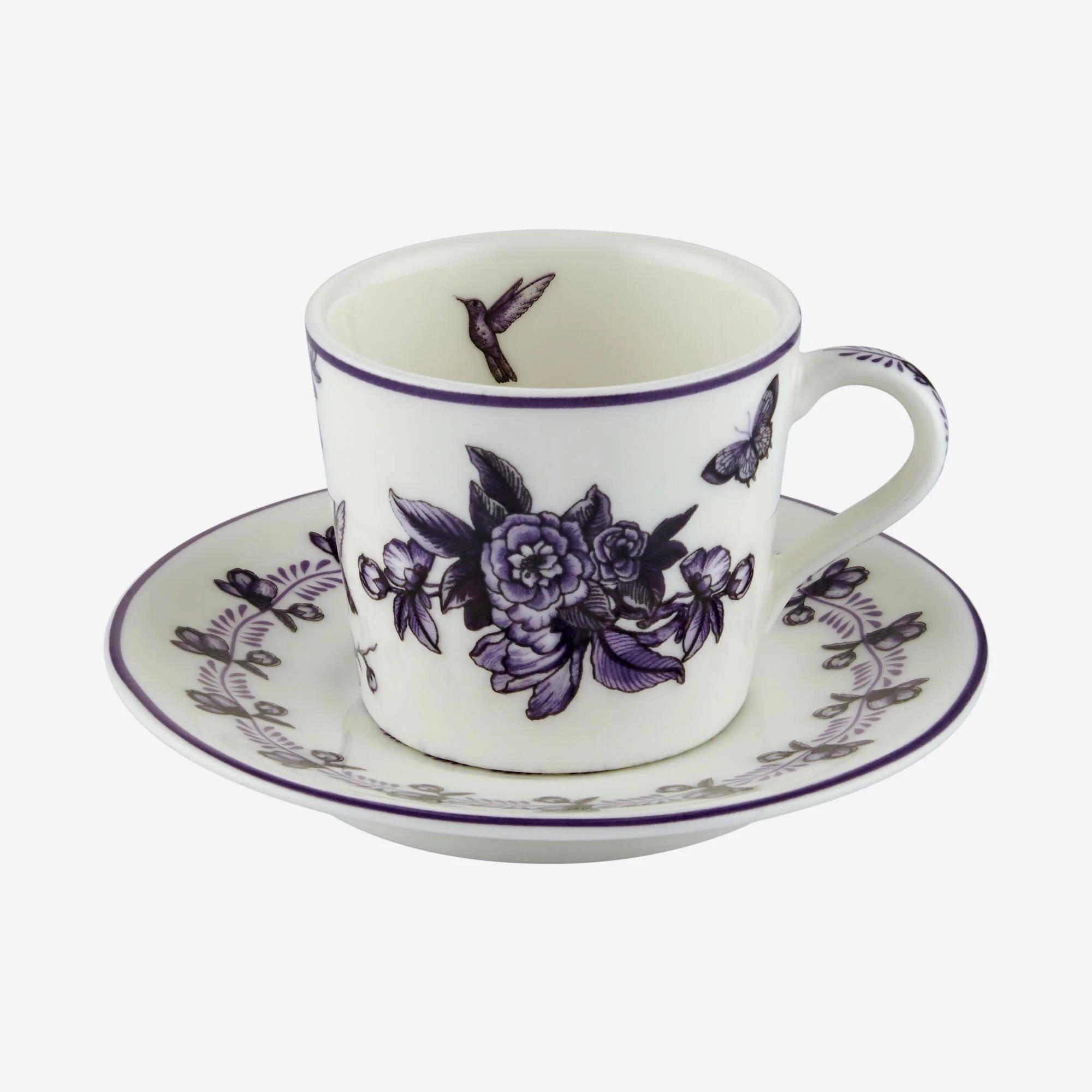 Mor Porselen Kahve Fincan Seti 120 Ml Allure Collection by Chiara Alessi