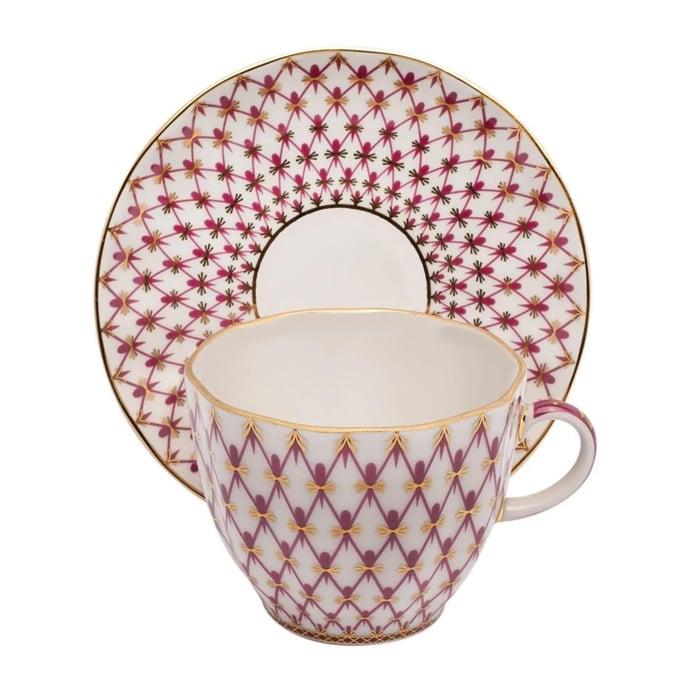 NET-BLUES PEMBE KAHVE FINCANI 140 ML 